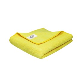 Crixus Microfiber Towel - 40x60 cm, 280 GSM, Yellow- Perfect for Home and Kitchen Dusting