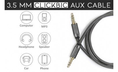 3.5 mm (M) to 3.5 mm (M) Stereo Audio Cable Connectivity